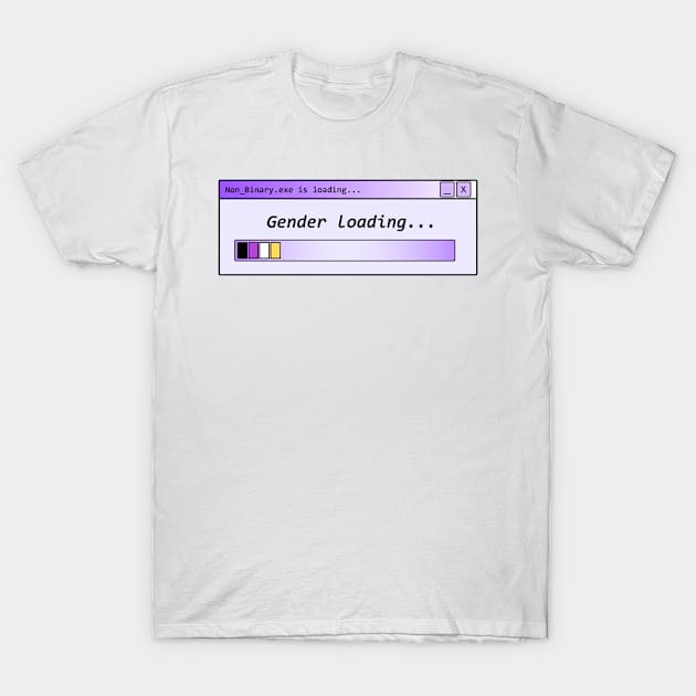 gender loading/ non binary T-Shirt by RGomez